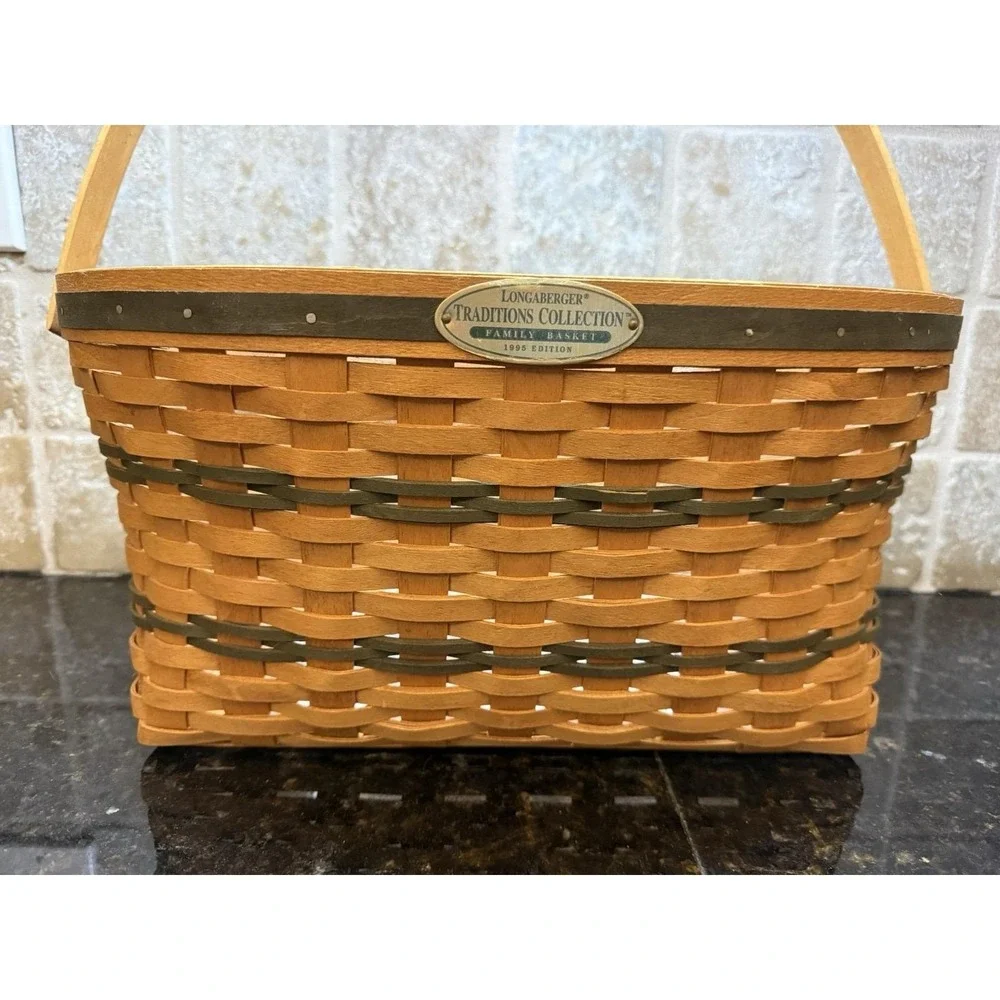 Longaberger‎ 1995 Traditions Collections FAMILY Basket Combo New in Box